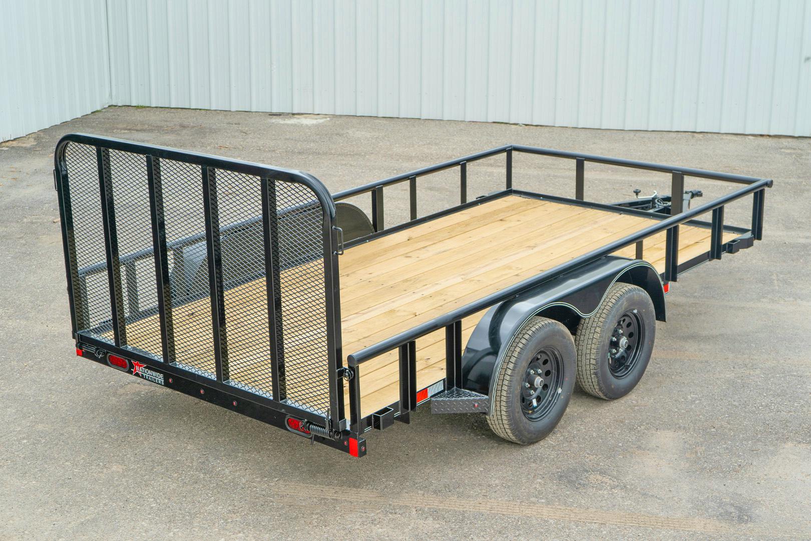 X-ON 14'x83" Utility Trailer w/ 4' Gate (U2) - Image 11