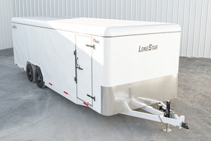 LoneStar 8.5'x24' 14k Steel Enclosed Cargo Trailer w/ Rear Barn Doors (C2)