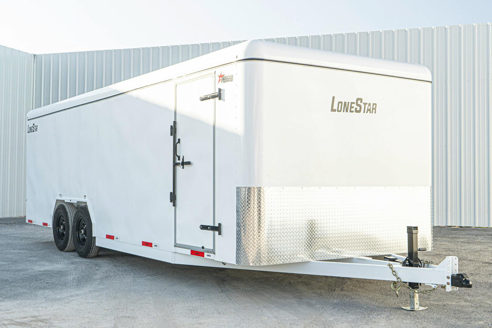 LoneStar 8.5'x24' 14k Steel Enclosed Cargo Trailer w/ Rear Barn Doors (C2) - Image 2