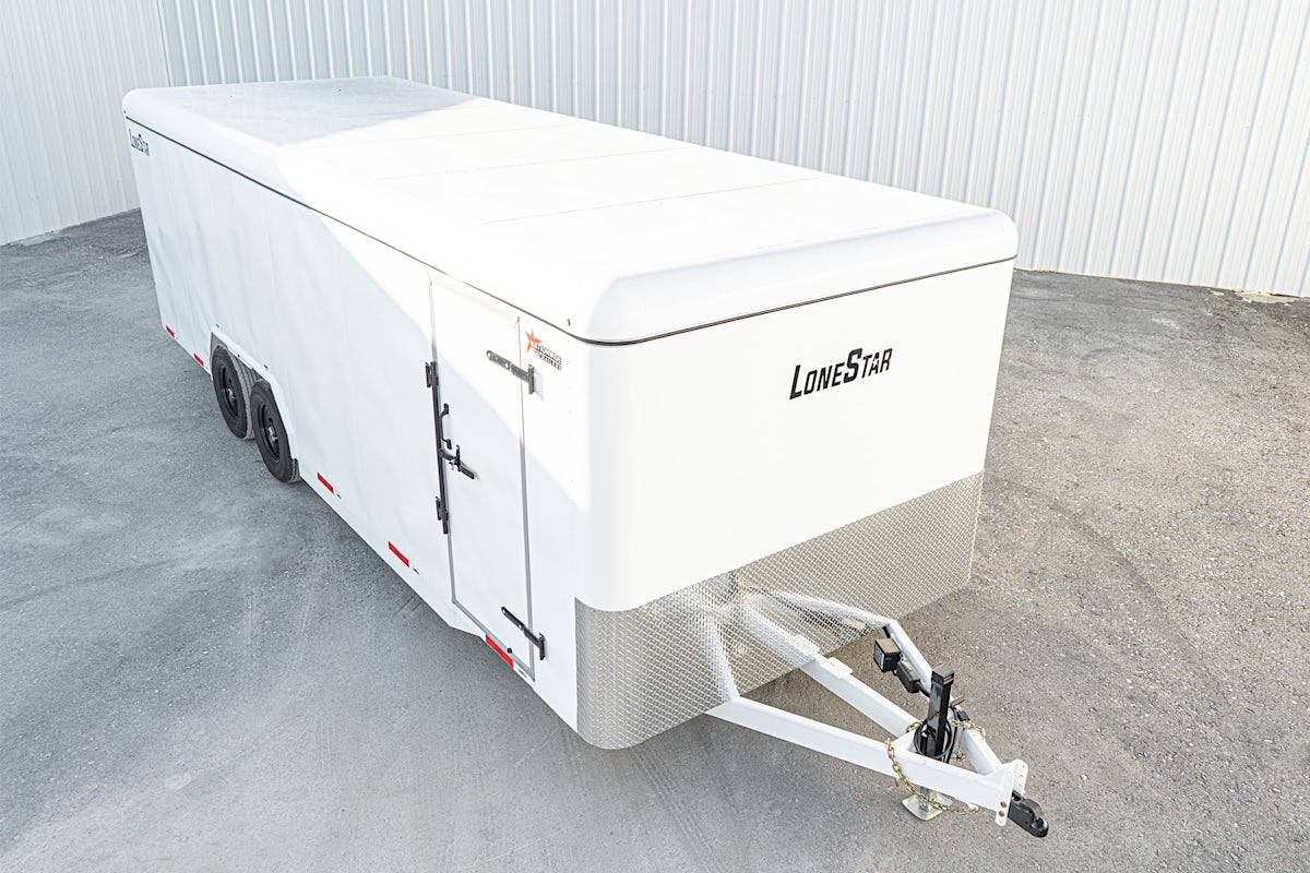 LoneStar 8.5'x24' 14k Steel Enclosed Cargo Trailer w/ Rear Barn Doors (C2) - Image 4