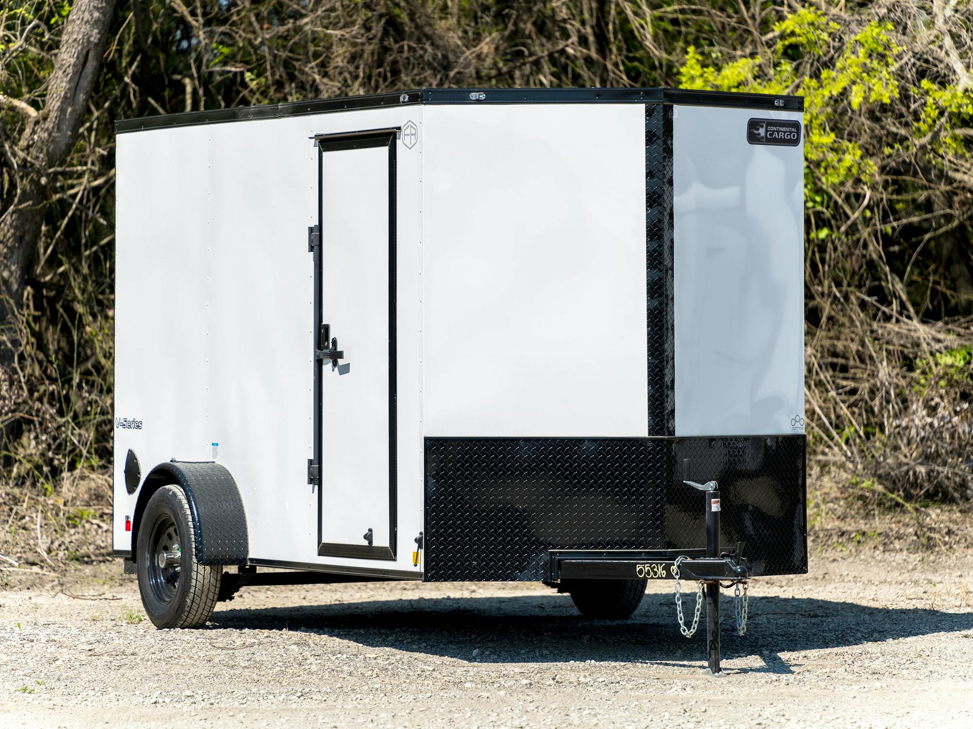 Continental Cargo 6'x12' Enclosed Cargo Trailer w/ Rear Ramp Door (V-Series) - Stock #86226 - Image 1 of 2