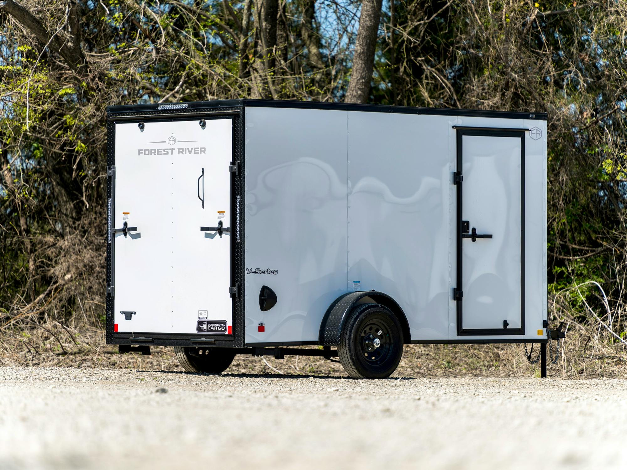 Continental Cargo 6'x12' Enclosed Cargo Trailer w/ Rear Ramp Door (V-Series) - Stock #86226 - Image 2 of 2