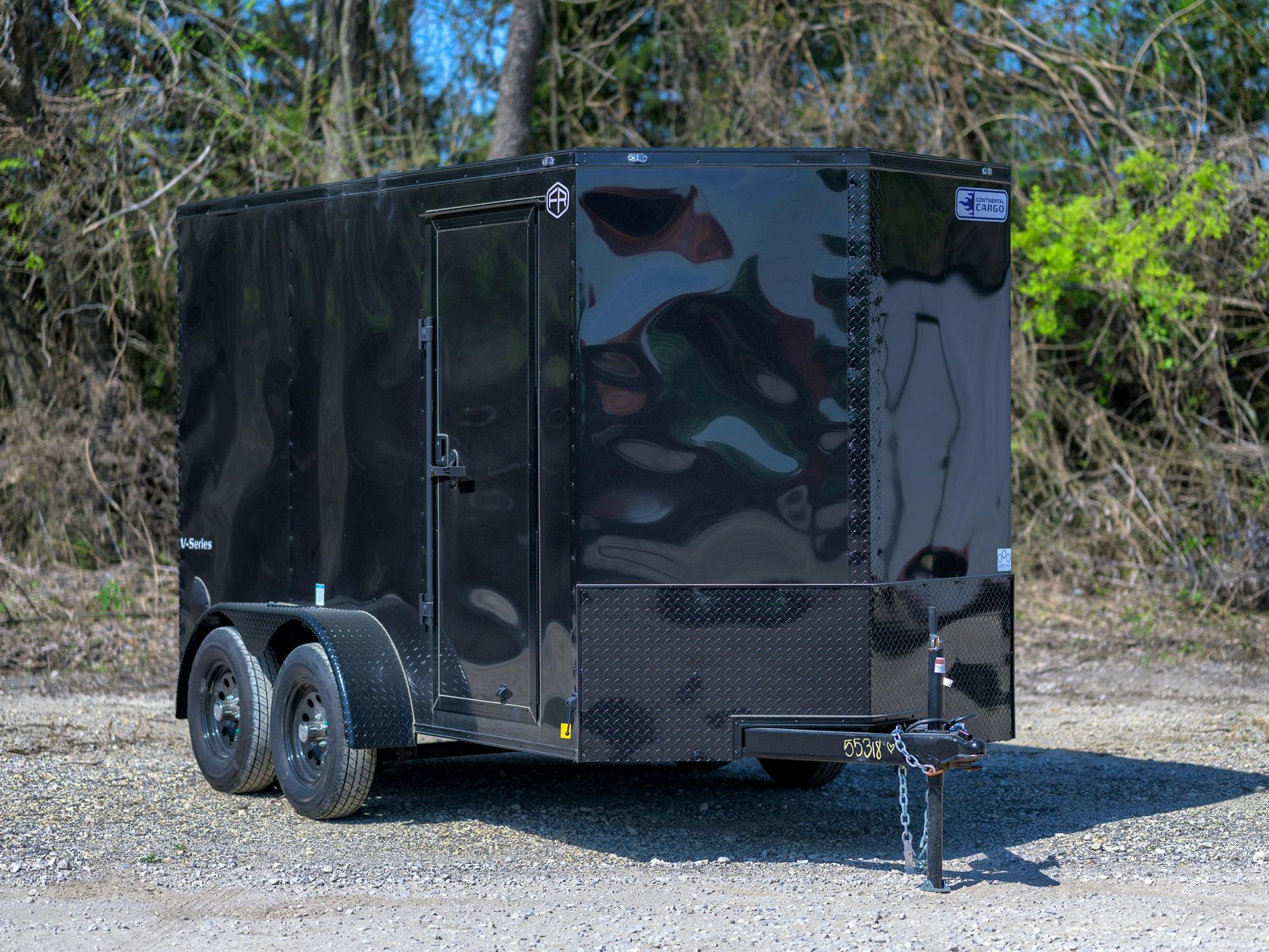 Continental Cargo 6'x12' Enclosed Cargo Trailer w/ Rear Ramp Door (V-Series) - Stock #86228 - Image 1 of 2