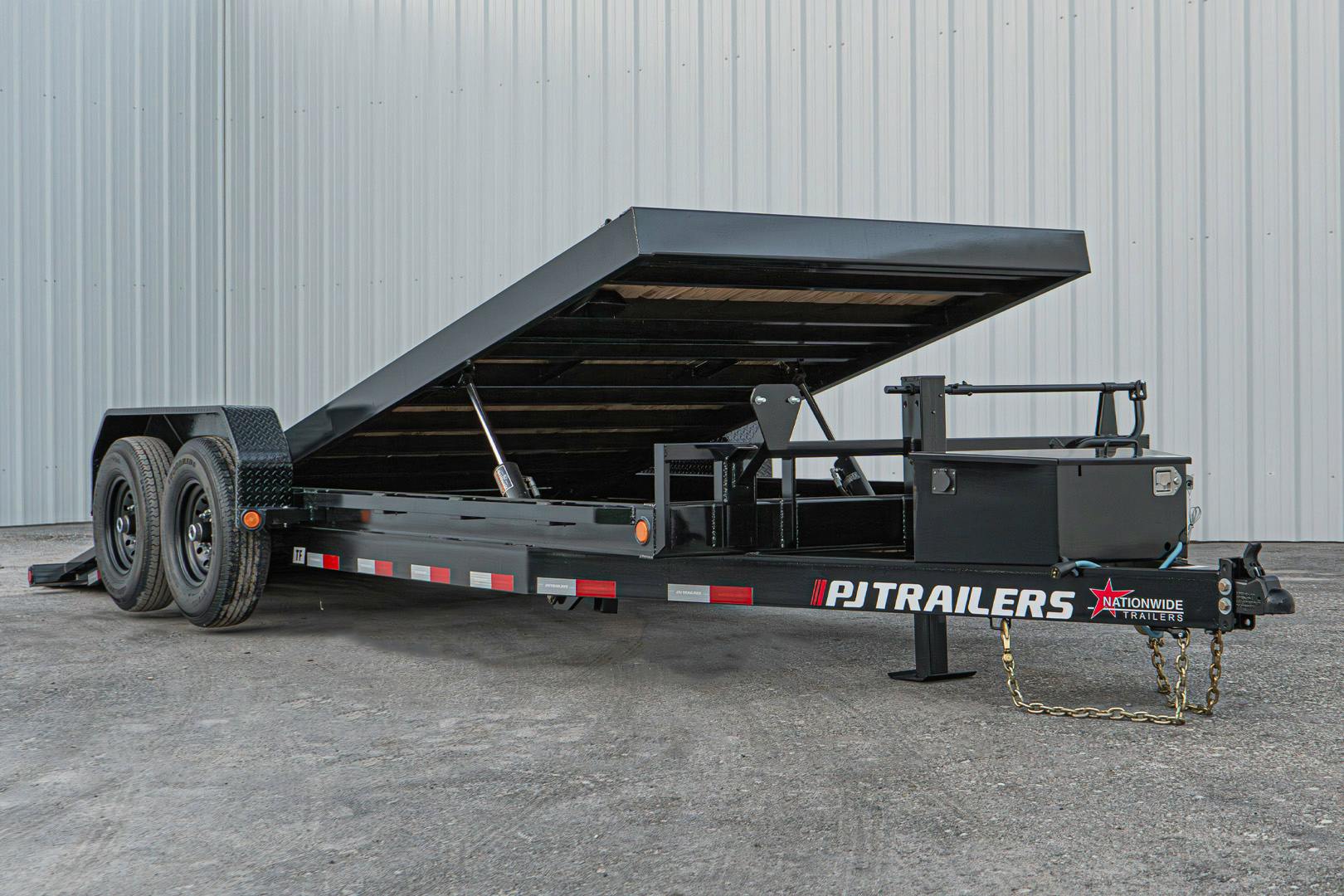 PJ Trailers 20'x82" Powered Full Deck Tilt Trailer (TF) - Stock #86244 - Image 1 of 22
