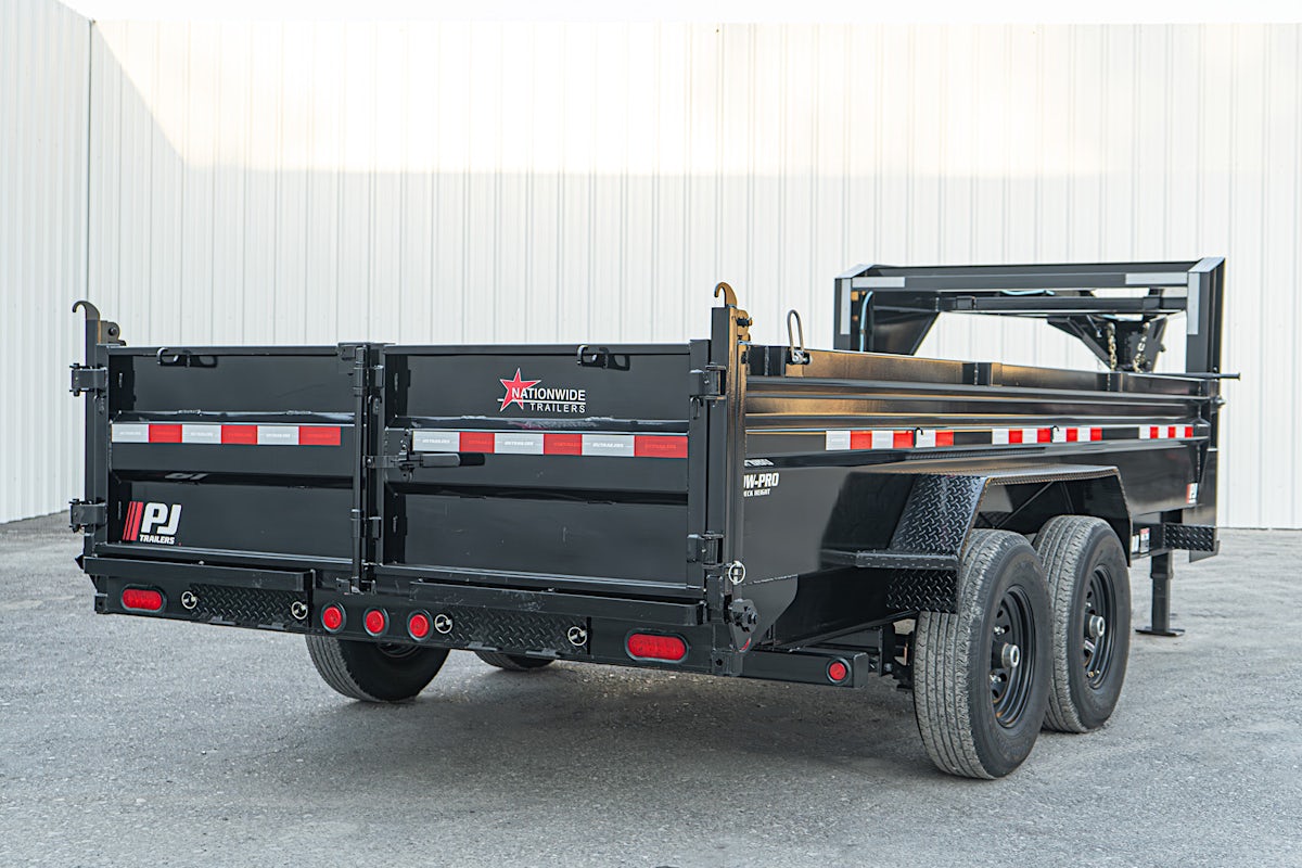 PJ Trailers 16'x83" Gooseneck Low Pro Dump Trailer w/ 2' Sides (DL) - Image 23