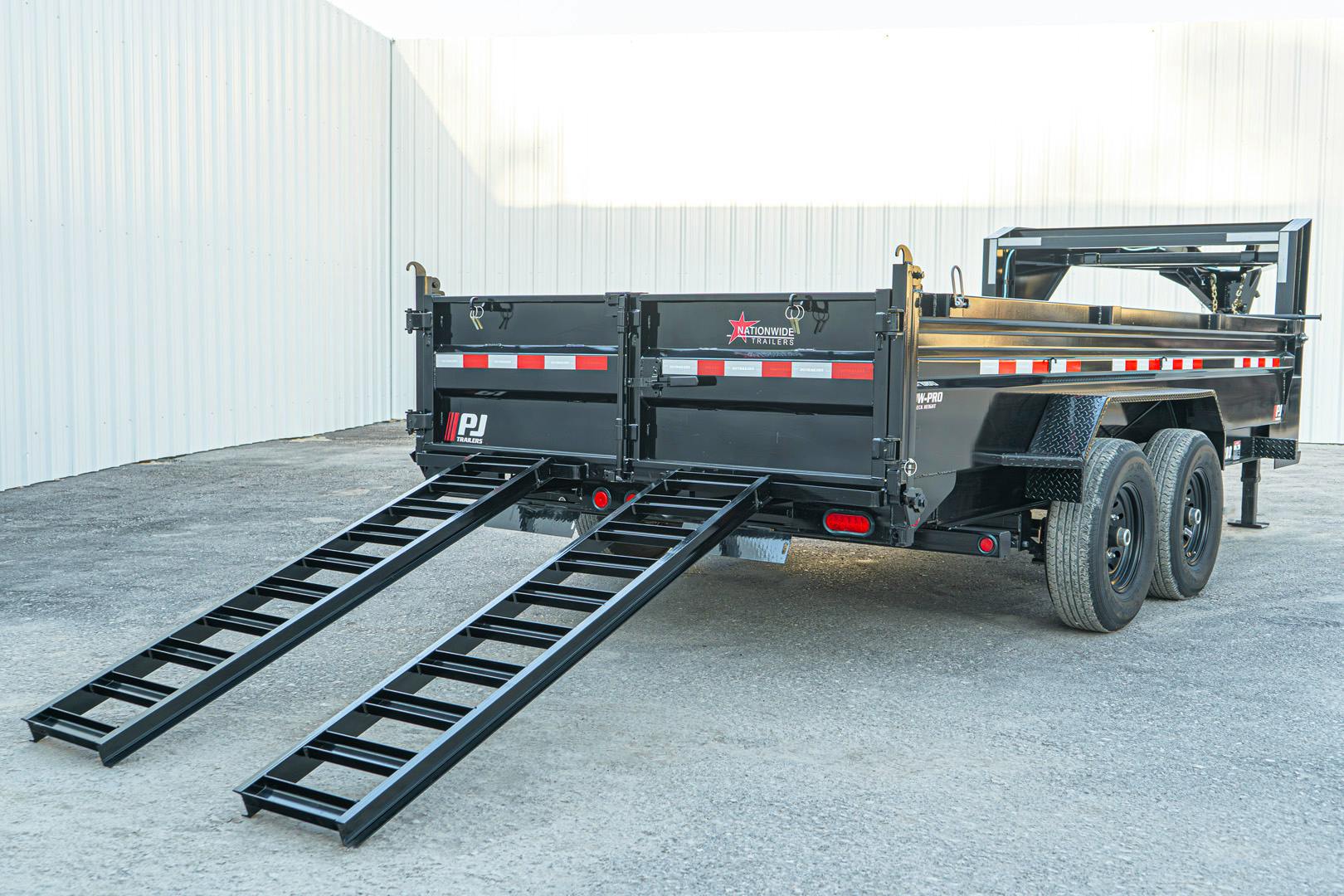 PJ Trailers 16'x83" Gooseneck Low Pro Dump Trailer w/ 2' Sides (DL) - Image 24