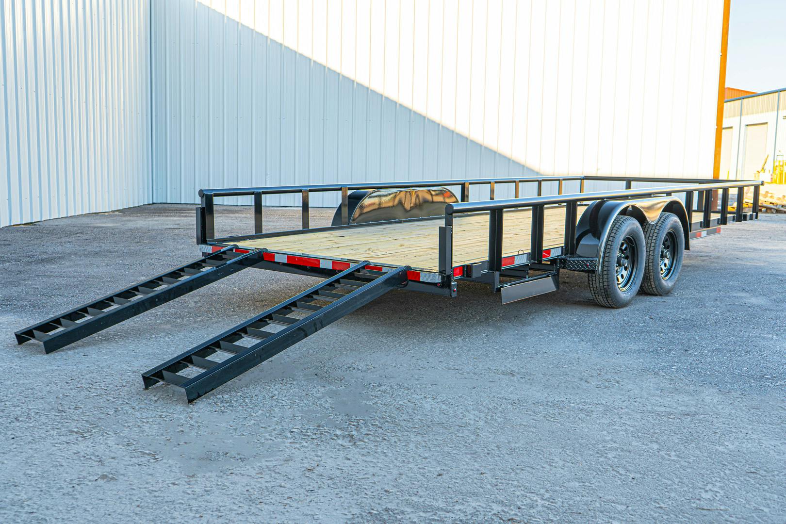 X-ON 20'x83" Utility Trailer w/ Slide-In Ramps (U2) - Image 15