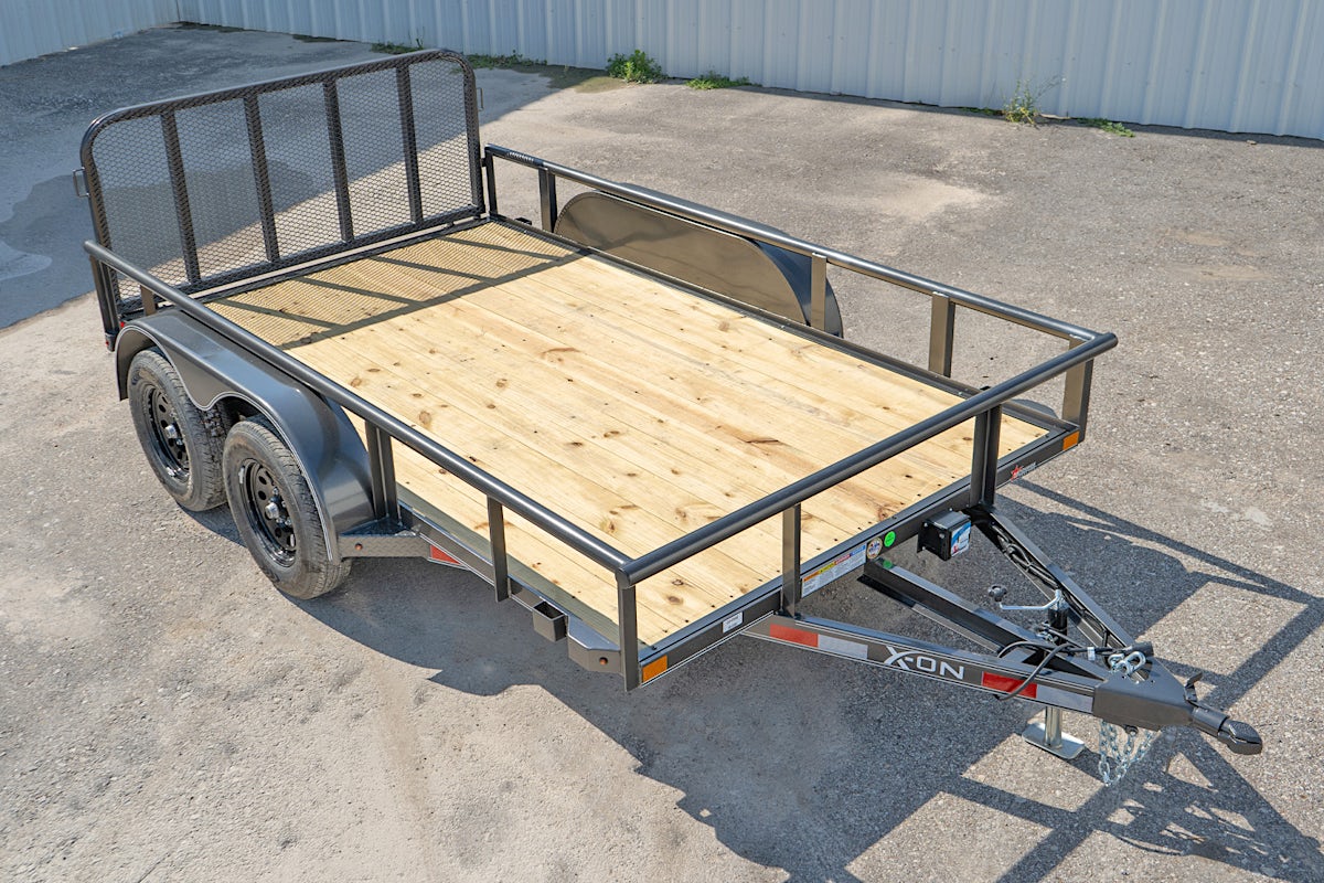 X-ON 12'x83" Utility Trailer w/ 3' Gate (U2) - Image 4