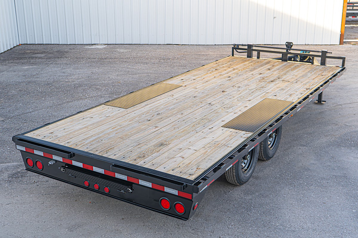 PJ Trailers 20'x102" 8" I-Beam Deckover Flatbed Trailer (F8) - Image 12