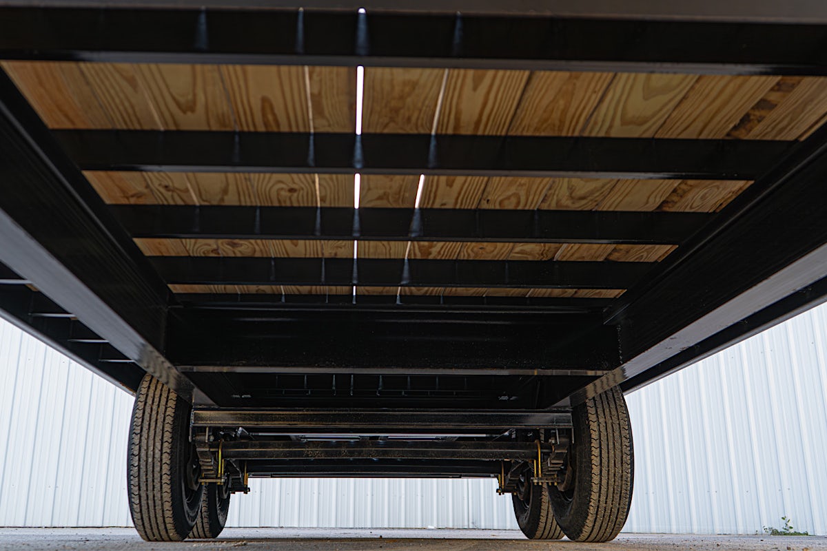 PJ Trailers 20'x102" 8" I-Beam Deckover Flatbed Trailer (F8) - Image 9