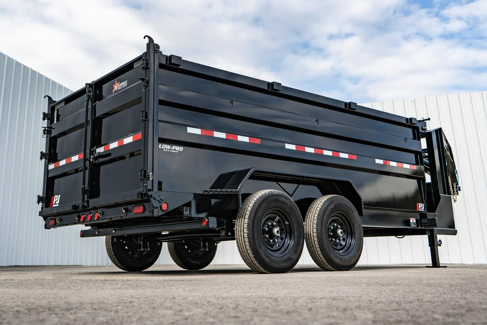 PJ Trailers 14'x83" GN Telescopic Dump Trailer w/ 4' Sides (DT) - Image 27