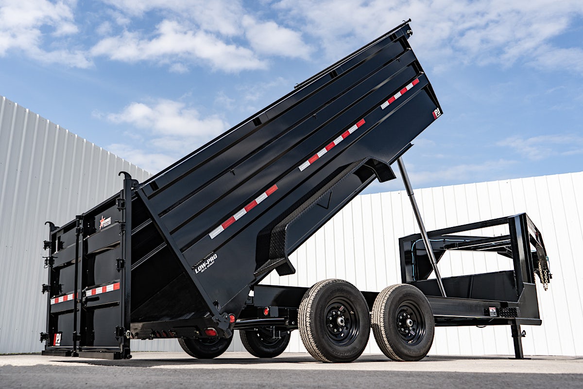 PJ Trailers 14'x83" GN Telescopic Dump Trailer w/ 4' Sides (DT) - Image 33