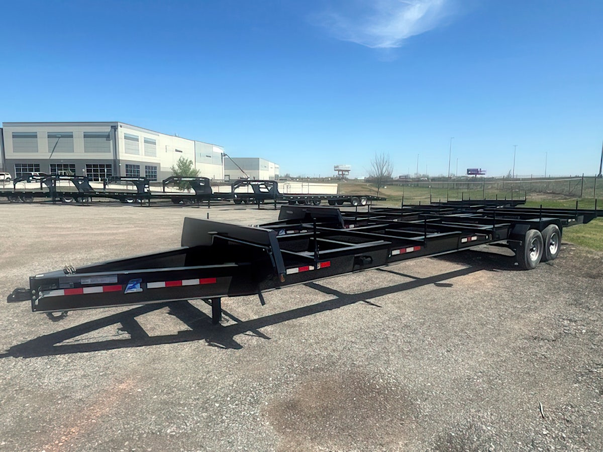 AT Trailers 32'x96" Pipe Hauler Trailer w/ Singles (SP) - Stock #86291 - Image 4 of 6 AT Trailers 32'x96" Pipe Hauler Trailer w/ Singles (SP) - Stock #86291 - Image 4 of 6