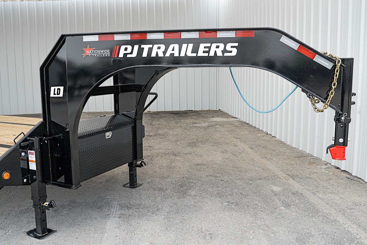 PJ Trailers 40'x102" Gooseneck Low Pro Flatbed Trailer w/ Duals (LD) - Image 8