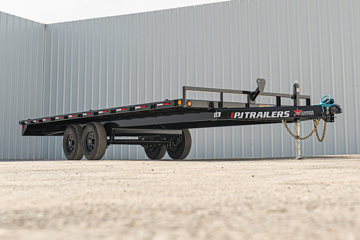 PJ Trailers 20'x101" Med. Duty 6" Channel Deckover Flatbed Trailer (L6) - Image 3