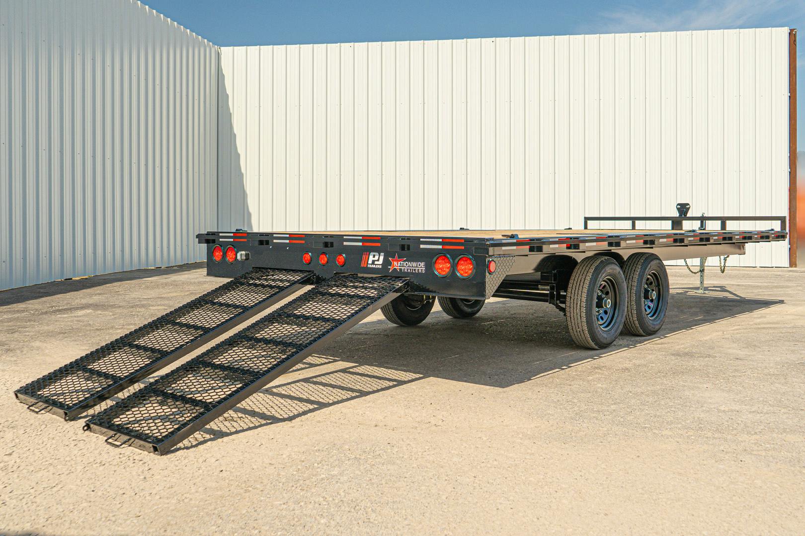PJ Trailers 20'x101" Med. Duty 6" Channel Deckover Flatbed Trailer (L6) - Image 15
