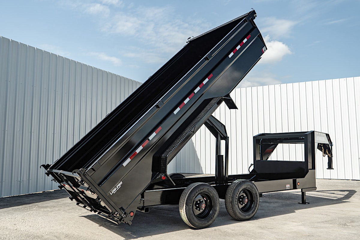 PJ Trailers 16'x83" Gooseneck HD Low Pro Dump Trailer w/ 3' Sides (DE) - Image 23