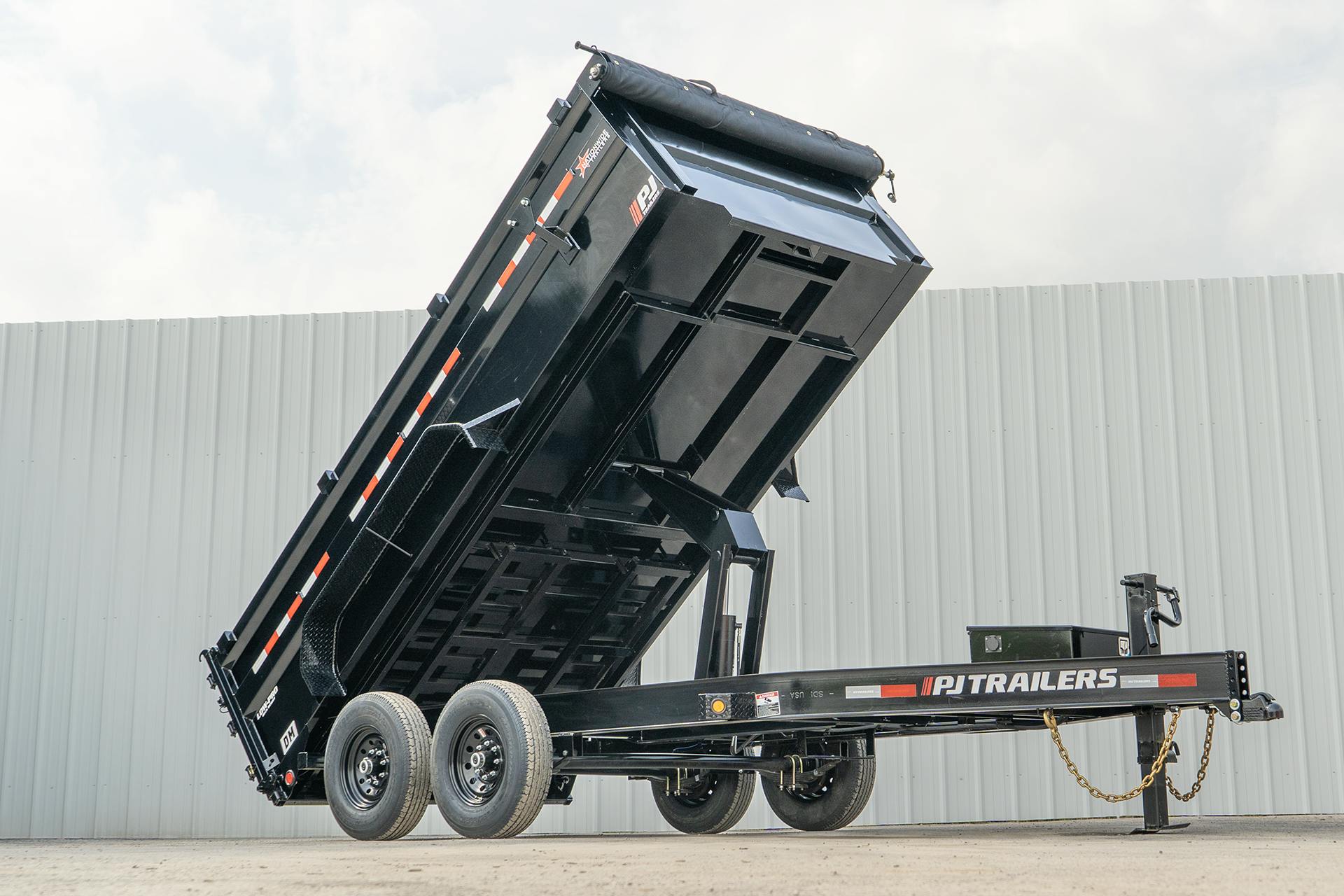 PJ Trailers 14'x83" Low Pro High Side Dump Trailer w/ 3' Sides (DM) - Image 9