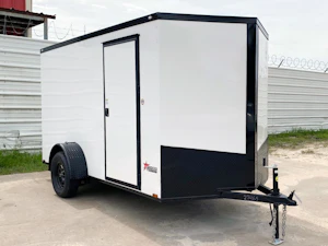 Spartan 6'x12' Enclosed Cargo Trailer w/ Rear Ramp Door (C1)
