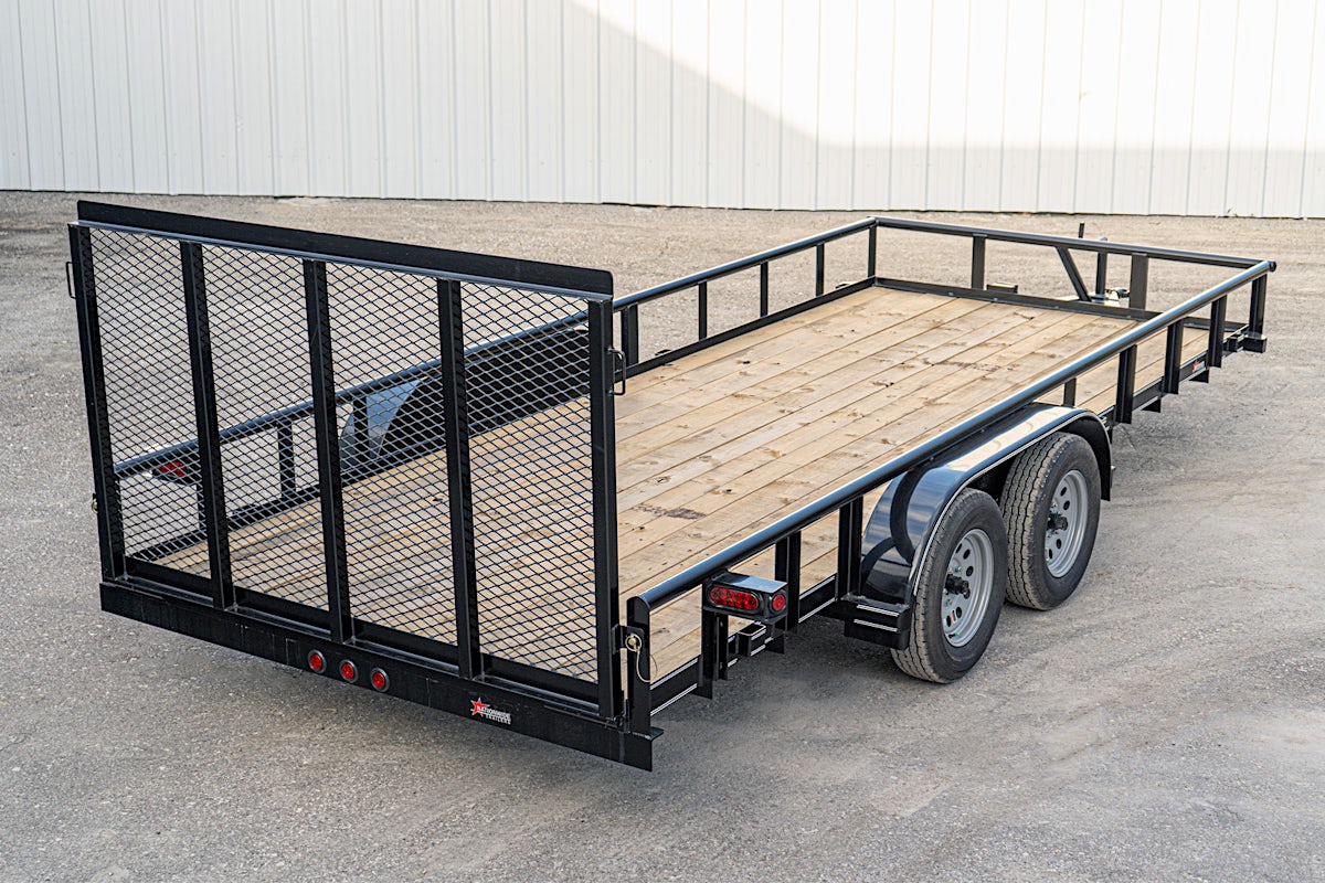 Texas Bragg 18'x83" Utility Trailer w/ 4' Gate (U2) - Image 11