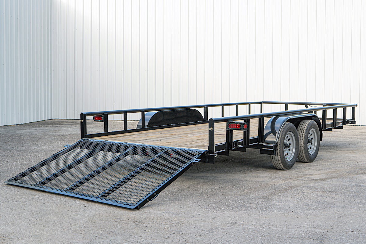 Texas Bragg 18'x83" Utility Trailer w/ 4' Gate (U2) - Image 14