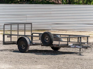 Texas Bragg 12'x77" Utility Trailer w/ 3' Gate & 2' Dovetail (U1)