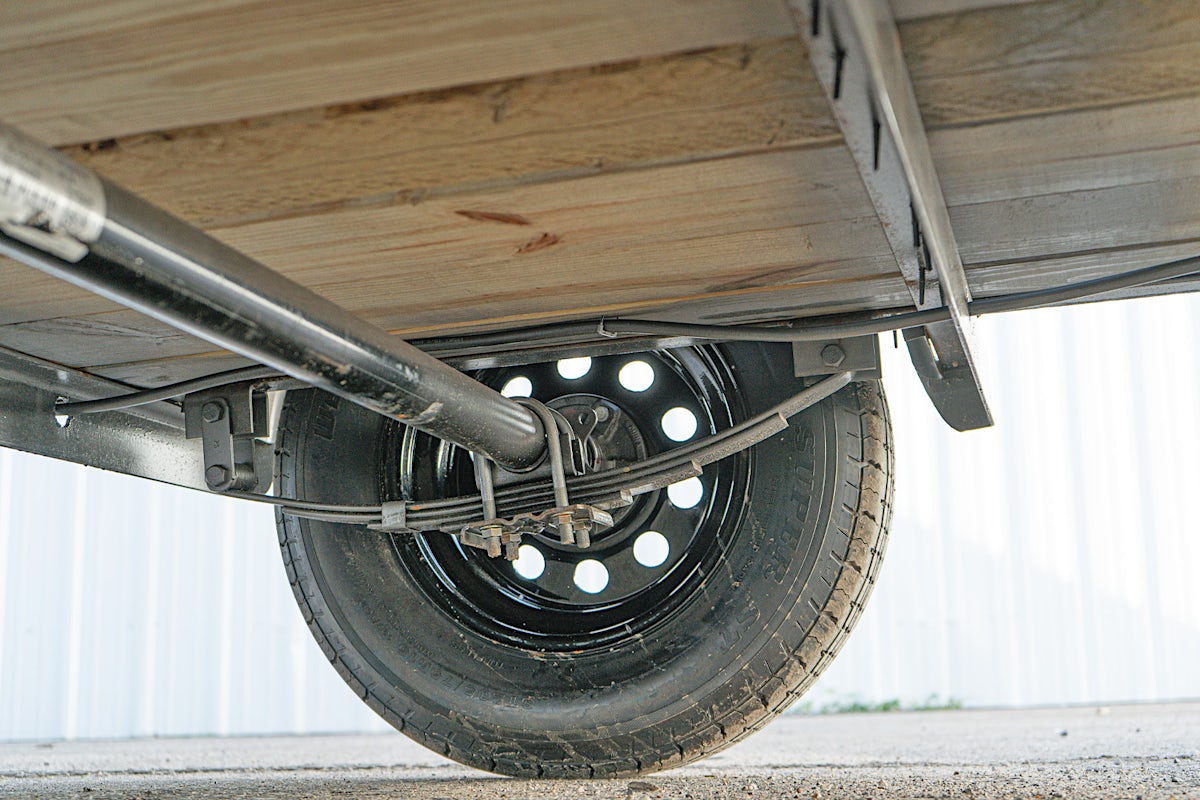 Texas Bragg 12'x77" Utility Trailer w/ 4' Gate (U2) - Image 8