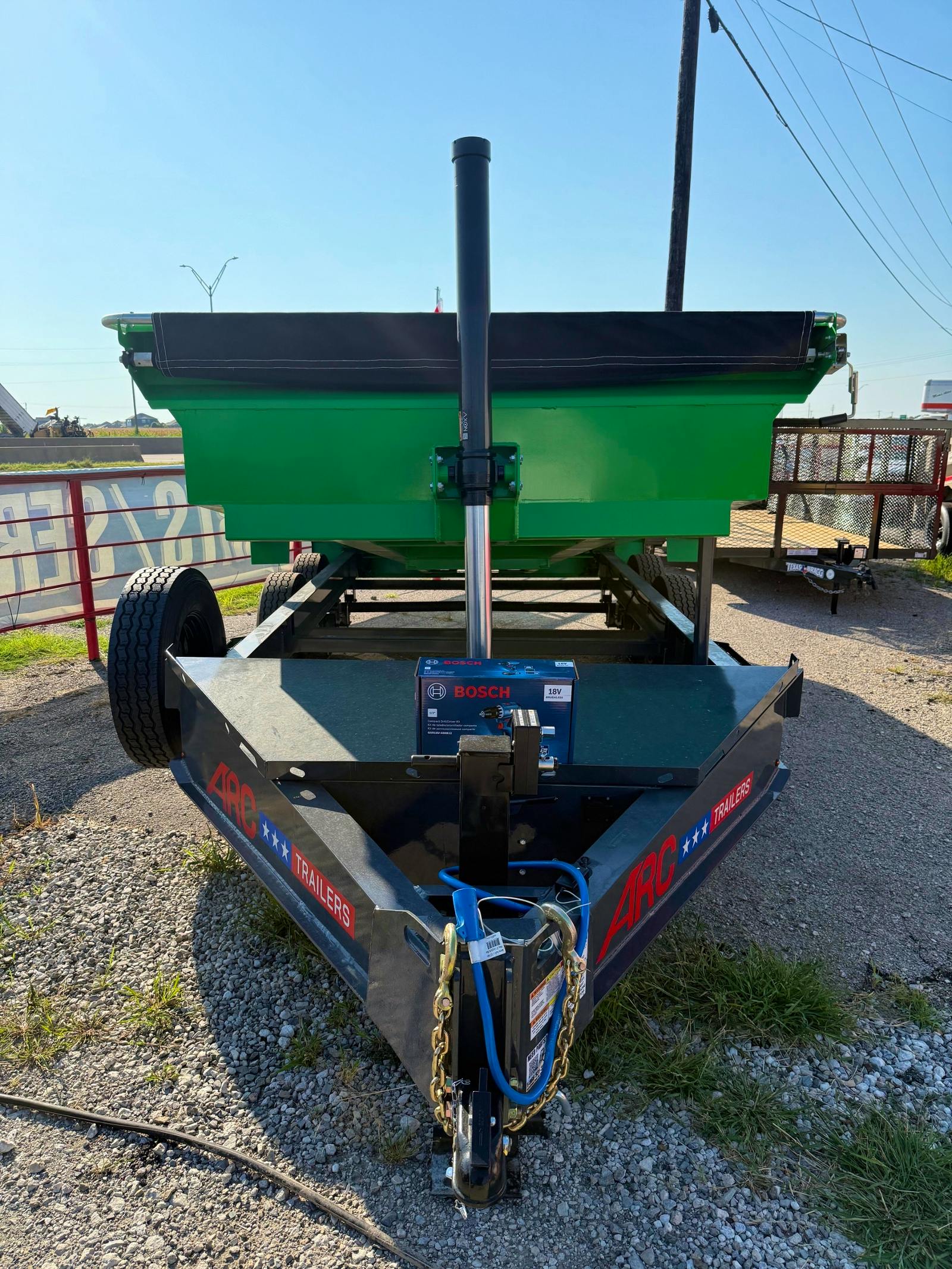 ARC Trailers 14'x83" Telescopic Dump Trailer w/ 2' Sides (BDT) - Image 6