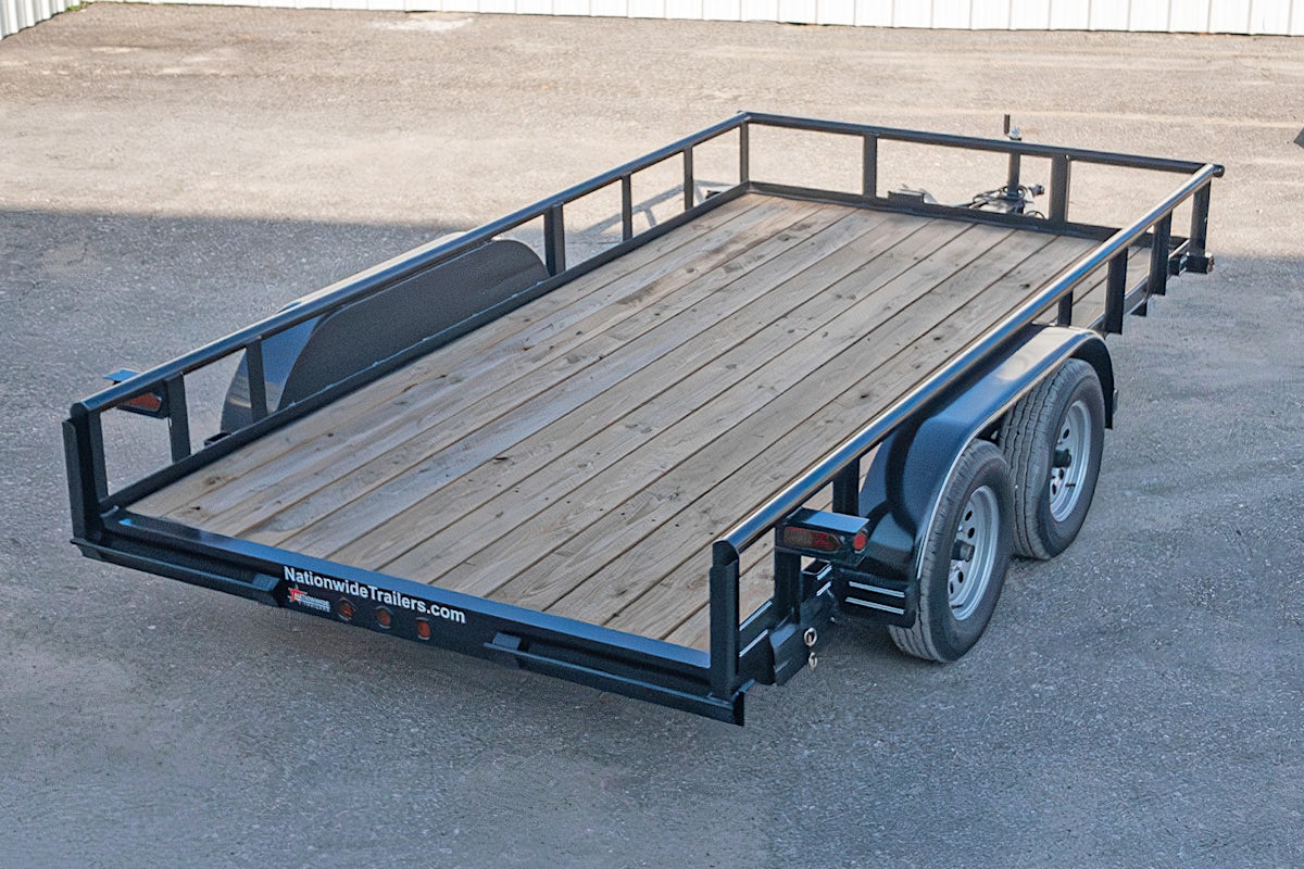 Texas Bragg 14'x83" Utility Trailer w/ Slide-In Ramps (U2) - Image 6