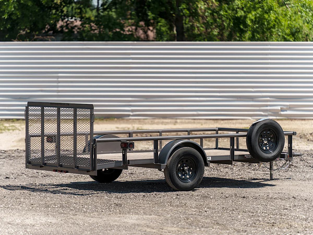 Texas Bragg 12'x77" Utility Trailer w/ 3' Gate & 2' Dovetail (U1) - Stock #86361 - Image 2 of 4 Texas Bragg 12'x77" Utility Trailer w/ 3' Gate & 2' Dovetail (U1) - Stock #86361 - Image 2 of 4