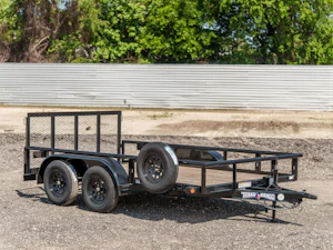 Texas Bragg 12'x83" Utility Trailer w/ 3' Gate & 2' Dovetail (U2)