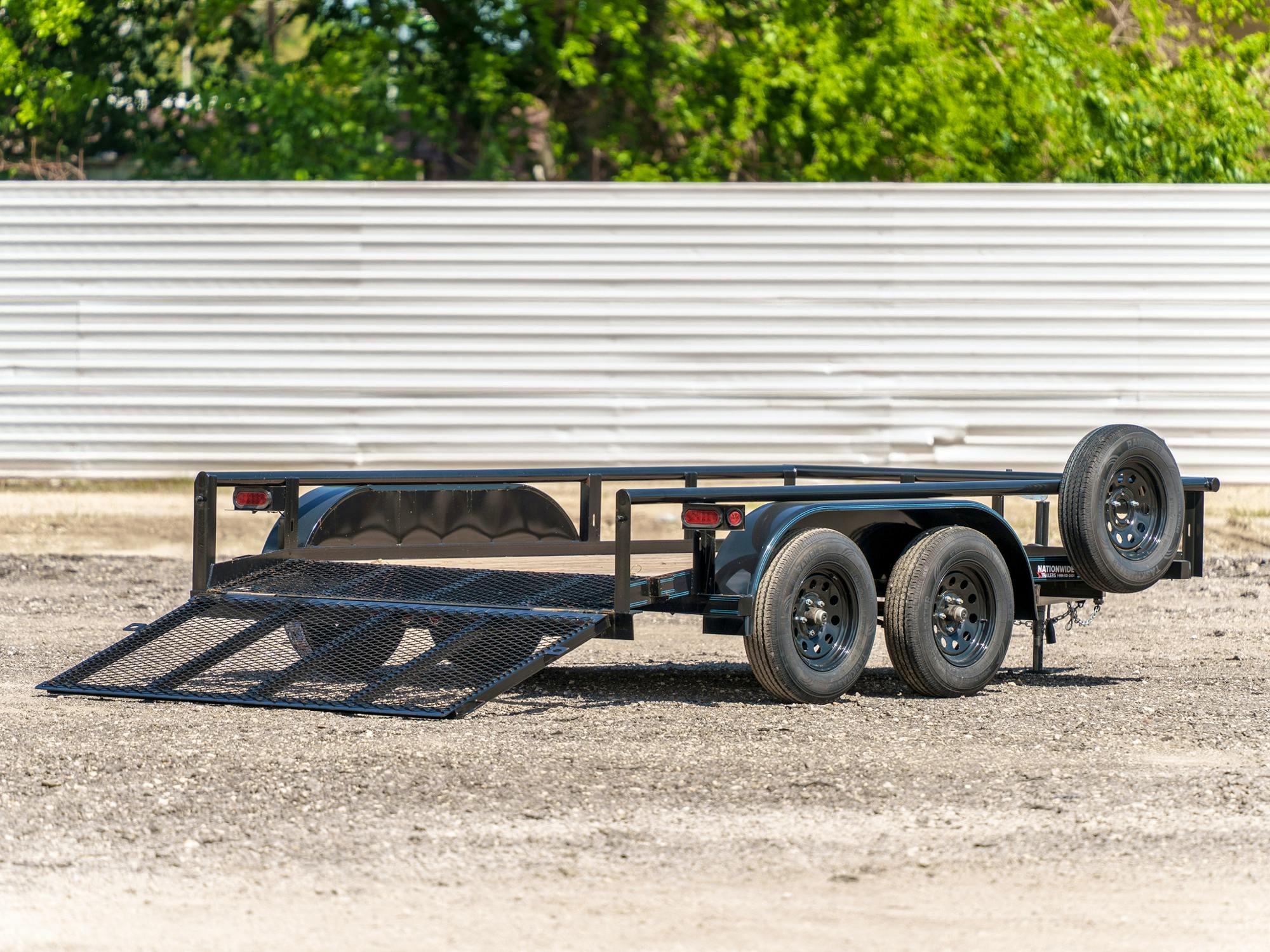 Texas Bragg 12'x83" Utility Trailer w/ 3' Gate & 2' Dovetail (U2) - Stock #86364 - Image 4 of 4