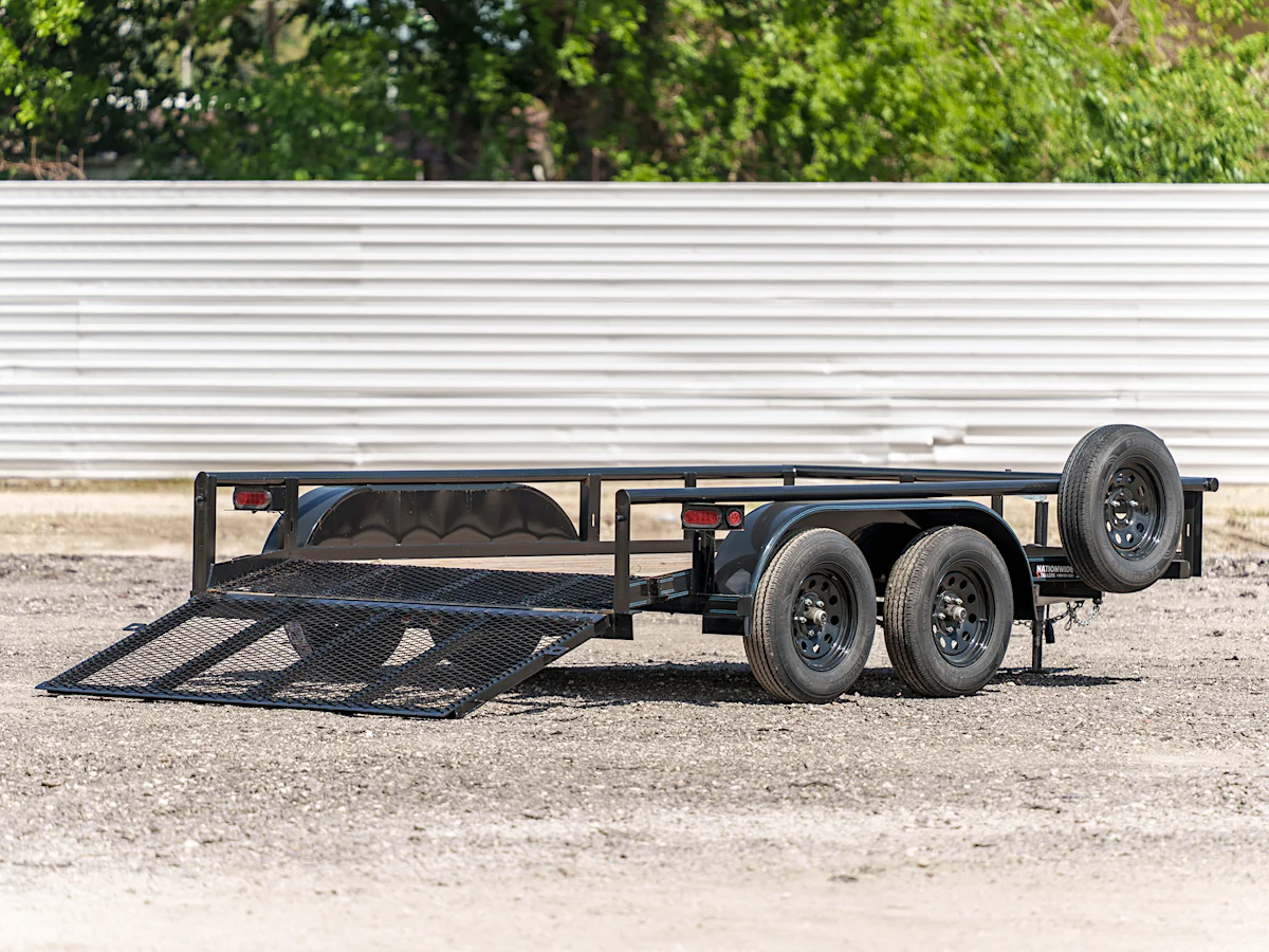 Texas Bragg 12'x83" Utility Trailer w/ 3' Gate & 2' Dovetail (U2) - Stock #86364 - Image 4 of 4 Texas Bragg 12'x83" Utility Trailer w/ 3' Gate & 2' Dovetail (U2) - Stock #86364 - Image 4 of 4
