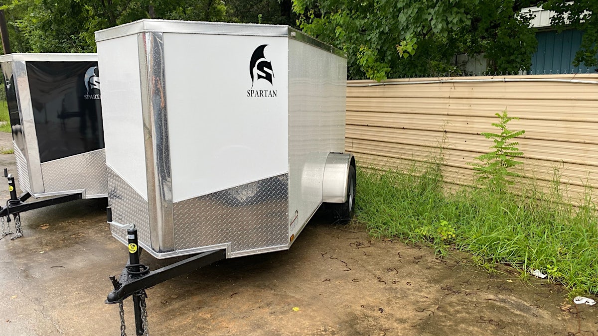 Spartan 5'x10' Enclosed Cargo Trailer w/ Rear Ramp Door (C1) - Image 1