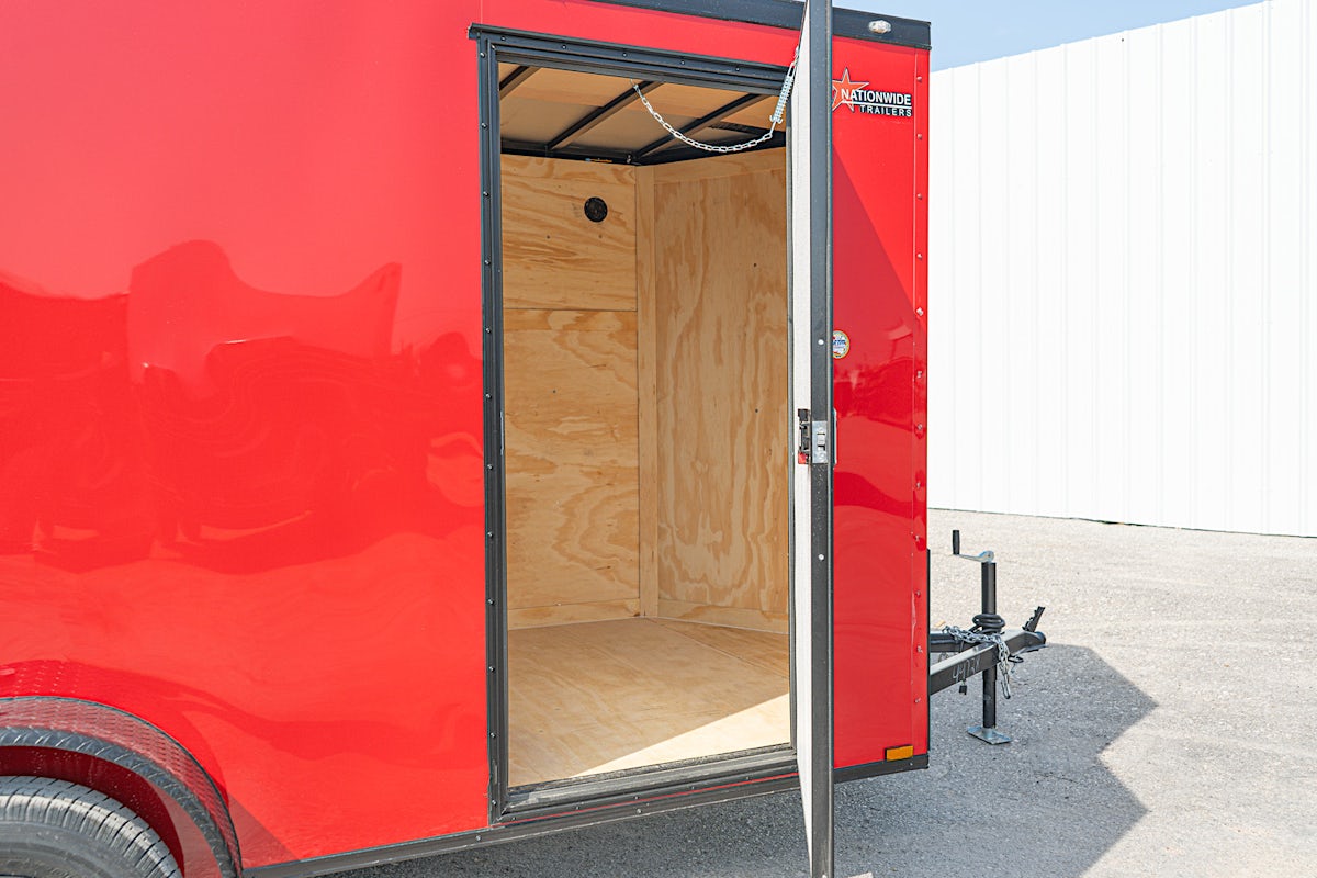 Spartan 6'x12' Enclosed Cargo Trailer w/ Rear Ramp Door (C1) - Image 6