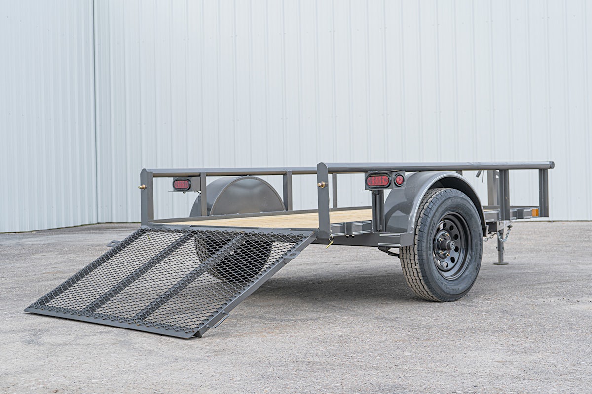 Texas Bragg 8'x60" Utility Trailer w/ 3' Gate (U1) - Image 13