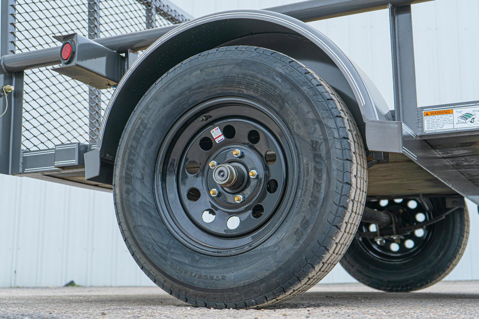 Texas Bragg 8'x60" Utility Trailer w/ 3' Gate (U1) - Image 8