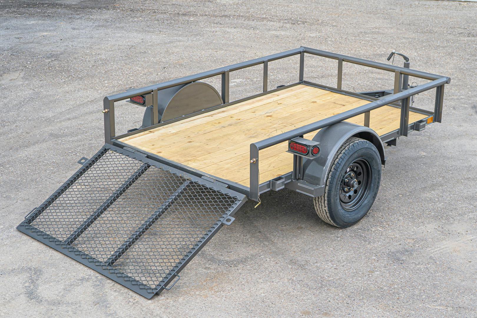 Texas Bragg 8'x60" Utility Trailer w/ 3' Gate (U1) - Image 11
