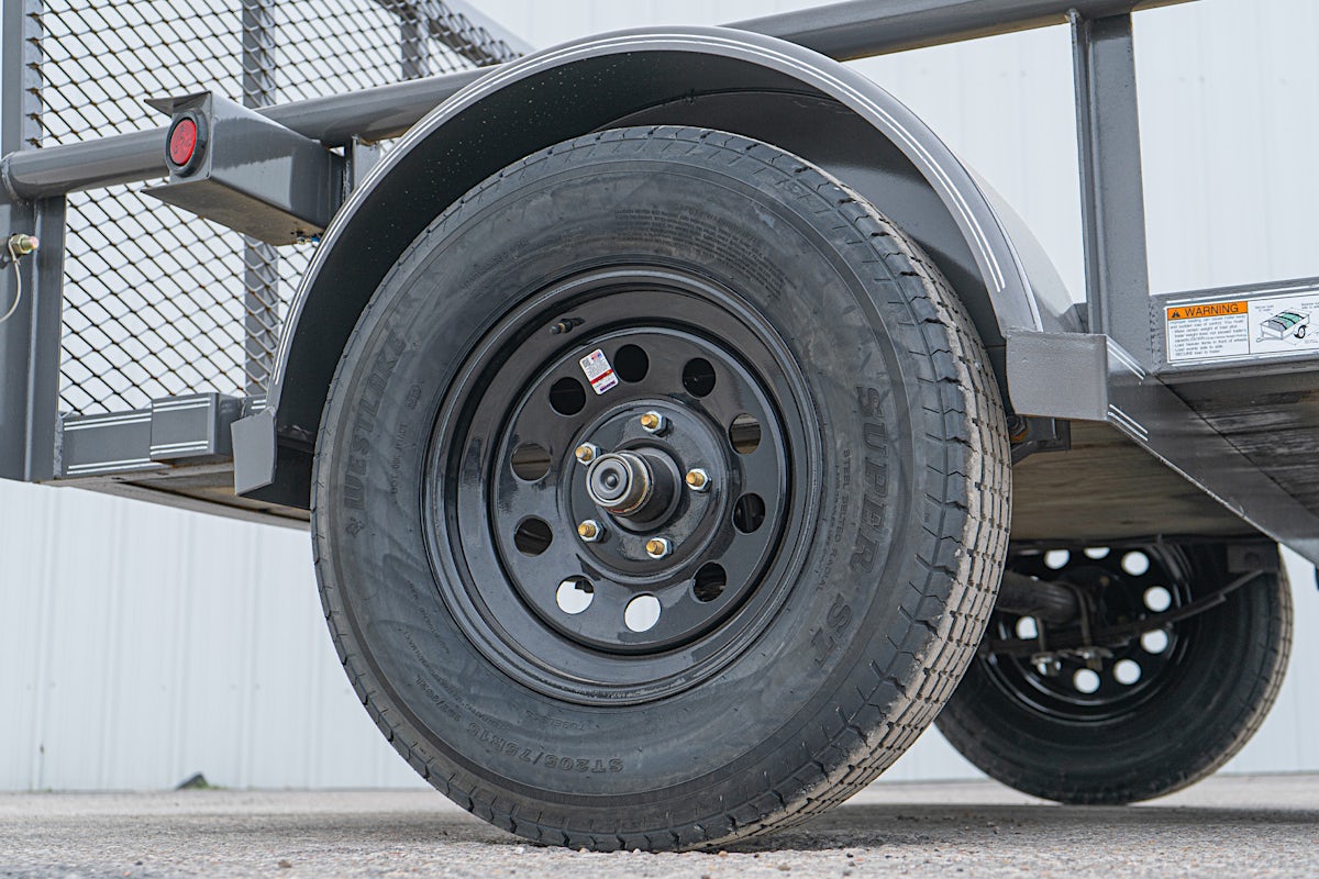 Texas Bragg 8'x60" Utility Trailer w/ 3' Gate (U1) - Image 8