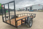 Texas Bragg 10'x60" Utility Trailer w/ 3' Gate (U1) Stock #86414 - Thumbnail 3
