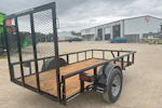 Texas Bragg 10'x60" Utility Trailer w/ 3' Gate (U1) Stock #86418 - Thumbnail 3