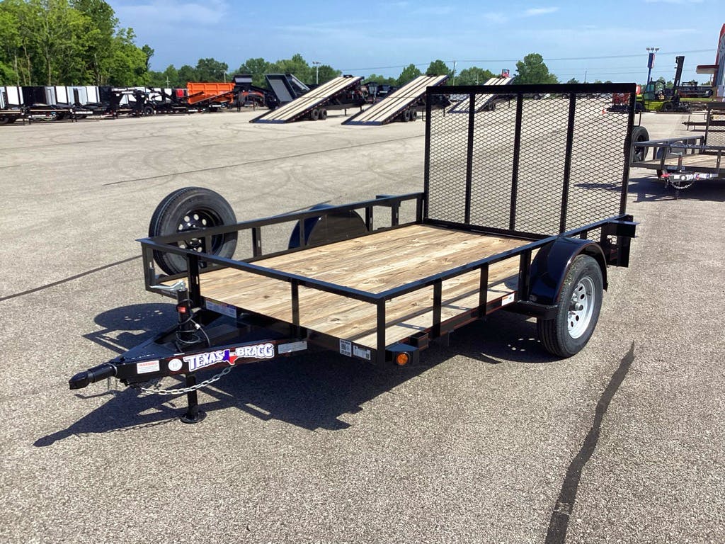 Texas Bragg 10'x77" Utility Trailer w/ 4' Gate (U1)