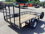 Texas Bragg 10'x77" Utility Trailer w/ 4' Gate (U1) Stock #86420 - Thumbnail 2