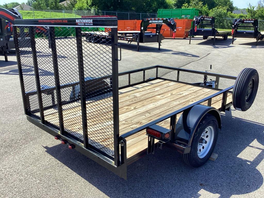 Texas Bragg 10'x77" Utility Trailer w/ 4' Gate (U1)