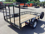 Texas Bragg 10'x77" Utility Trailer w/ 4' Gate (U1) Stock #86420 - Thumbnail 2