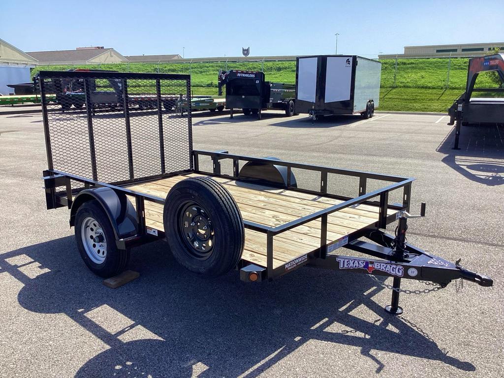 Texas Bragg 10'x77" Utility Trailer w/ 4' Gate (U1)
