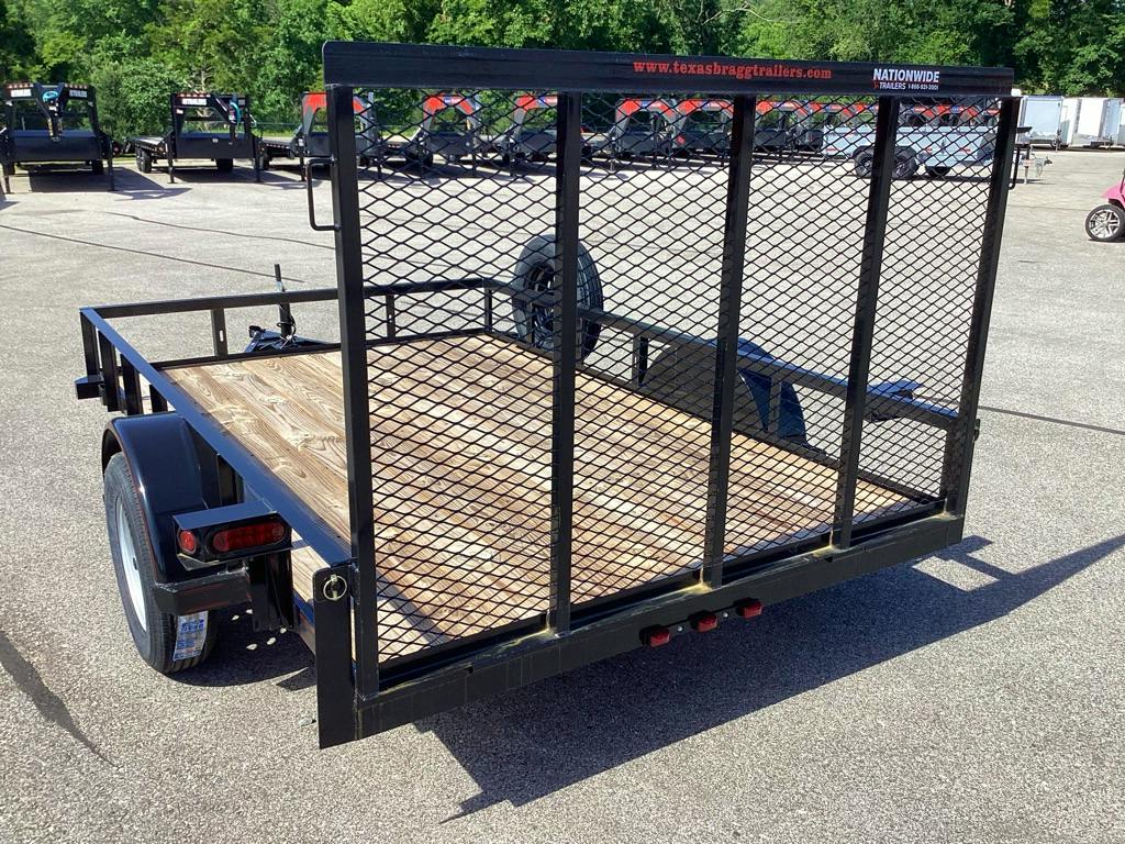 Texas Bragg 10'x77" Utility Trailer w/ 4' Gate (U1)