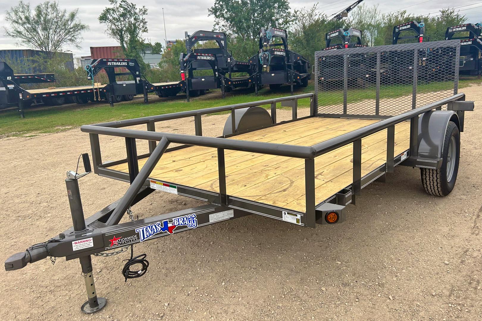 Texas Bragg 10'x77" Utility Trailer w/ 3' Gate (U1) - Image 1