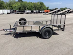 Texas Bragg 10'x77" Utility Trailer w/ 3' Gate (U1) Stock #86421 - Thumbnail 2