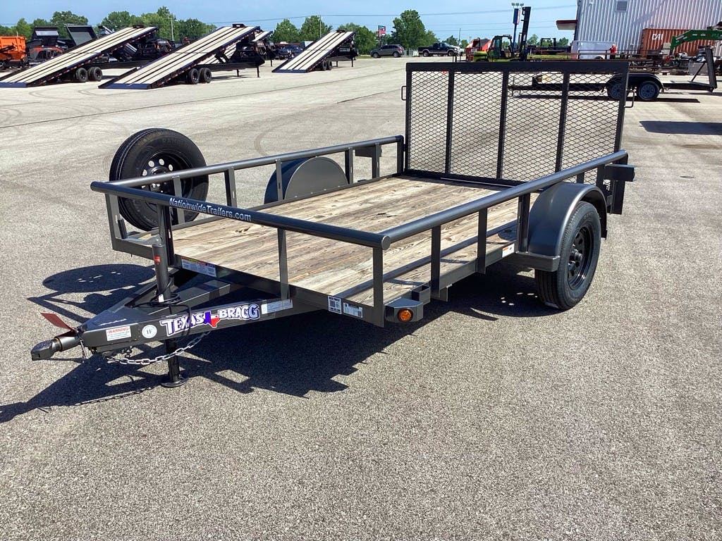 Texas Bragg 10'x77" Utility Trailer w/ 3' Gate (U1)
